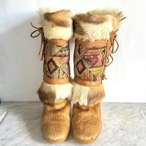 Tecnica Apres Ski Boots, Womens Size 38. Made in Italy. Good Pre-Owned Condition